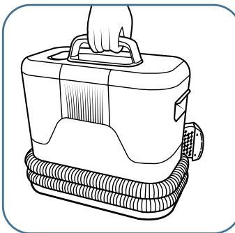 ROWENTA Clean It IN5011F0 - Transporter et positionner l'appareil - 1