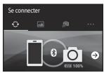 NIKON ACTION CAM KEYMISSION 360 - Lorsqu'une boîte de dialogue de confirmation de l'association s'affiche, appuyez sur association dans la partie inférieure droite de l'écran (le nom de la commande varie selon le modèle de dispositif intelligent). - 2