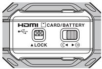 NIKON ACTION CAM KEYMISSION 360 - Insertion de l'accumulateur et de la carte mémoire - 1