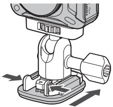 NIKON ACTION CAM KEYMISSION 360 - Utilisation de l'adaptateur de base et de la fixation de base - 3