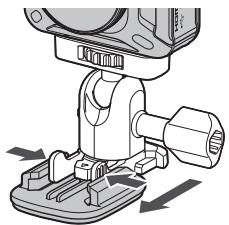 NIKON ACTION CAM KEYMISSION 360 - Utilisation de l'adaptateur de base et de la fixation de base - 2
