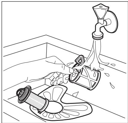 AEG-ELECTROLUX F77420M0P,  F77420W0P - Nettoyage des filtres - 5