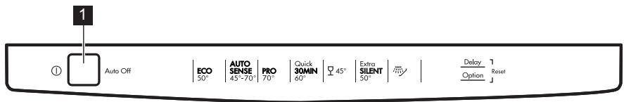 AEG-ELECTROLUX F77420M0P,  F77420W0P - Panneau de commande - 1