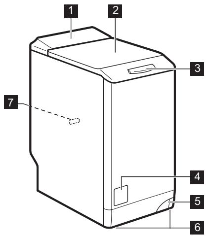 AEG-ELECTROLUX L61261TL - Vue d'ensemble de l'appareil - 1