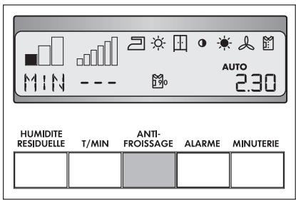 AEG-ELECTROLUX T59840 - Sélection de la fonction anti-froissage long - 1