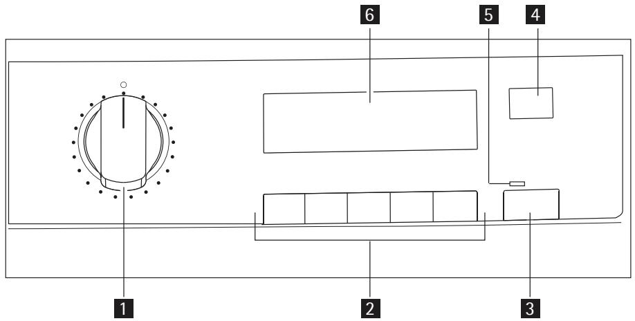 AEG-ELECTROLUX T59840 - Bandeau de commande - 1