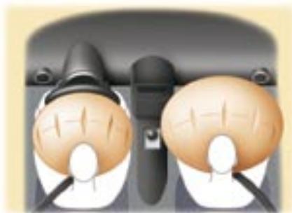 PEUGEOT 107 - Zones de détention de chocolat - 2