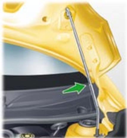 PEUGEOT 107 - L'ouverture du CAPOT - 2