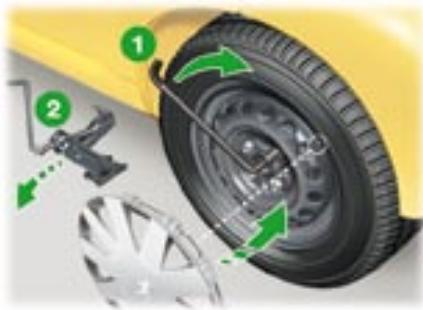 PEUGEOT 107 - Remontage de la roue - 2