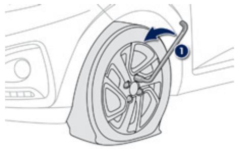 PEUGEOT 108 - Démontage de la roue - 1