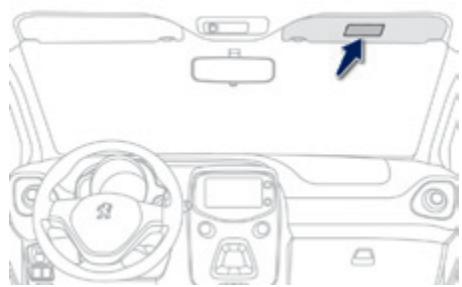 PEUGEOT 108 - Désactivation de l'airbag frontal passager - 2