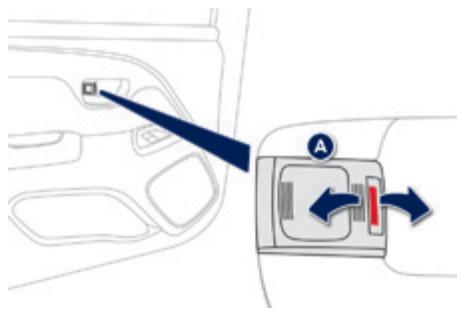 PEUGEOT 108 - Verrouillage/déverrouillage de l'intérieur - 1