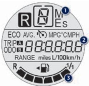 PEUGEOT 108 - Afficheur central avec moteur vti 68 et boîte de vitesses ETG - 1