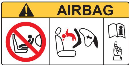 PEUGEOT 108 - Désactivation de l'airbag frontal passager - 1