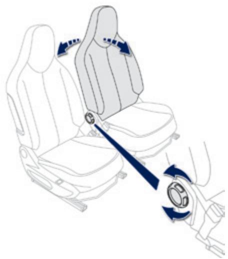 PEUGEOT 108 - Inclinaison du dossier - 2