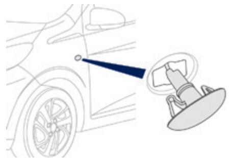 PEUGEOT 108 - Troisième feu de stop (4 lampes W5W) - 1