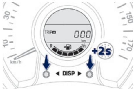 PEUGEOT 108 - Remise à zéro du parcours - 1