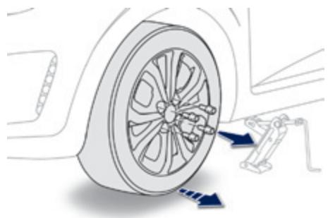 PEUGEOT 108 - Démontage de la roue - 4