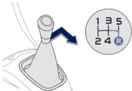 PEUGEOT 108 - Passage de la marche arrière - 1