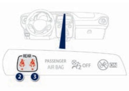 PEUGEOT 108 - Témoin(s) de non-bouclage / débouclage de ceinture(s) - 1