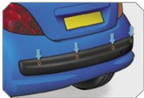 PEUGEOT 207 - L'aide au stationnement arrière - 1