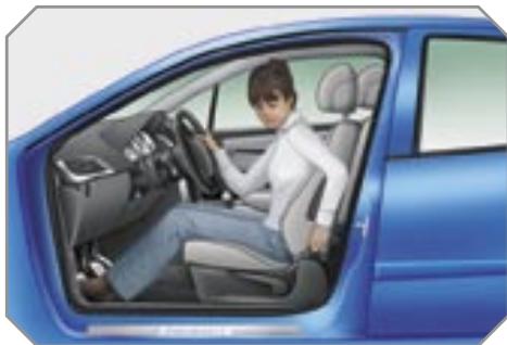 PEUGEOT 207 - Réglage de l'inclinaison du dossier - 5