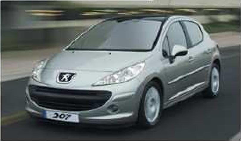 PEUGEOT 207 - Arborescence écran monochrome a - 6