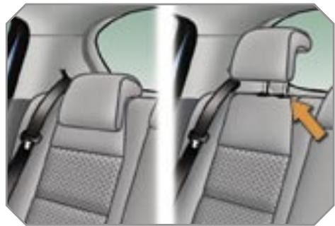 PEUGEOT 207 - Appuis-tête arrière - 1