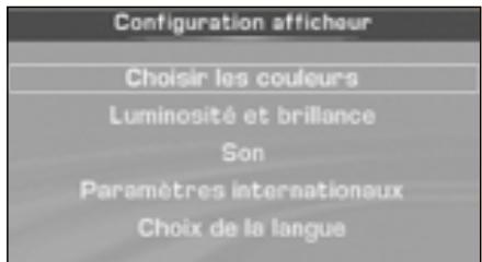 PEUGEOT 207 - Configuration de l'afficheur - 2