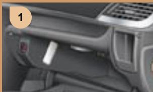 PEUGEOT 207 - Utiliser l'entrée auxiliaire (AUX) cable NON FOURNI - 1