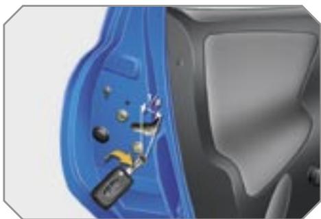 PEUGEOT 207 - Verrouillage des portes passager avant et arrière - 1