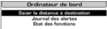 PEUGEOT 207 - Saisir la distance jusqu'à la destination - 3