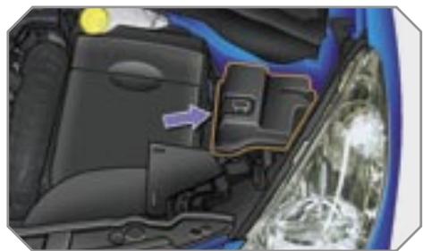 PEUGEOT 207 - Fusibles dans le compartiment moteur - 1