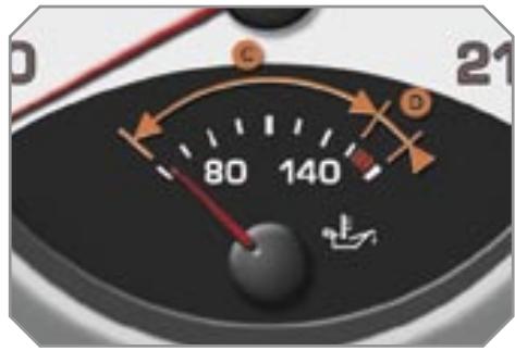 PEUGEOT 207 - Indicateur de température d'huile moteur - 1