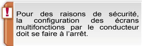 PEUGEOT 207 - Configuration de l'afficheur - 4