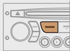 PEUGEOT 207 - Changeur CD écouter un CD (NON compatible MP3) - 2