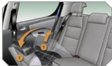 PEUGEOT 207 - Rabattement du siège - 1