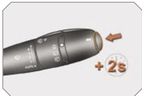 PEUGEOT 207 - Remise à zéro du parcours - 1