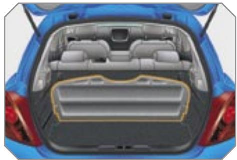 PEUGEOT 207 - Tablette arrière - 1