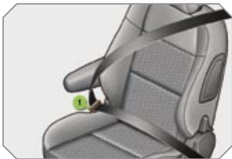 PEUGEOT 207 - Ceinture avant - 1