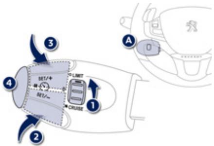 PEUGEOT 208 - Commandes sous-volant - 1
