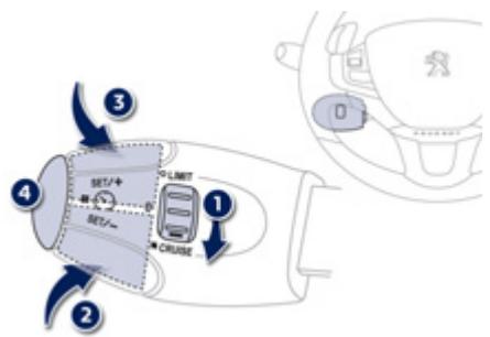 PEUGEOT 208 - Régulateur de vitesse «CRUISE - 1