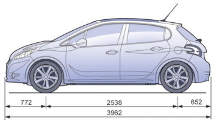 PEUGEOT 208 - Frein de stationnement manuel - 4