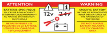 PEUGEOT 208 - Batterie 12 v - 1