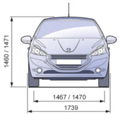 PEUGEOT 208 - Frein de stationnement manuel - 2