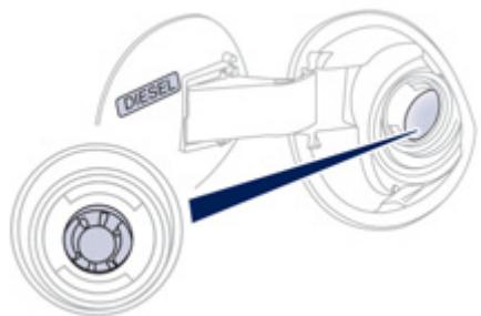 PEUGEOT 208 - Détrompeur carburant (diesel)* - 1