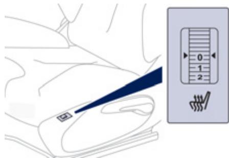 PEUGEOT 208 - Commande des sièges chauffants - 1