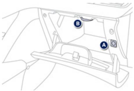PEUGEOT 208 - Boîte à gants éclairée - 1