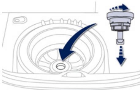 PEUGEOT 208 - Retrait de la roue - 1
