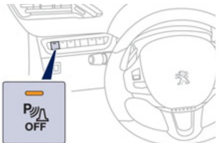 PEUGEOT 208 - Neutralisation / activation de l'aide au stationnement arrière - 1